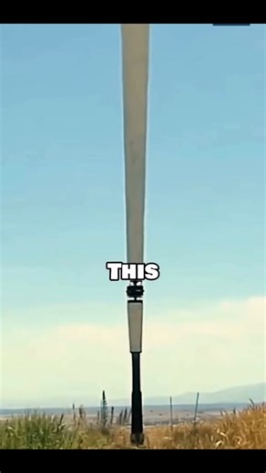 1.4K views · 15 reactions | This bladeless wind turbine wobbles instead of spinning to generate renewable energy! Vortex Bladeless technology uses vortex-induced vibrations, no moving parts, and costs 40% less than traditional wind turbines | Royce Inyang | Facebook