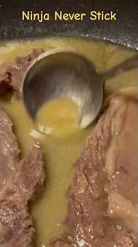 Ninja Never Stick Sizzling Thin Cut Ribeyes well done