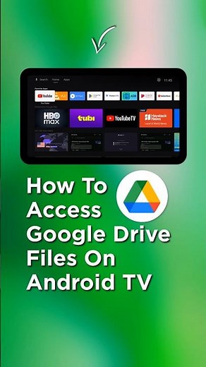 How to Access Google Drive File on Android TV #androidtv #googletv