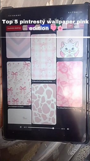 Top 5 Pink Pinterest Wallpapers 🌸✨ | Aesthetic & Cute| #pinkwallpaper #aesthetic #pinterest #shorts