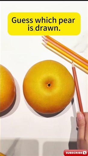Guess Which Pear Is Drawn 🍐 | Did You Get It Right?