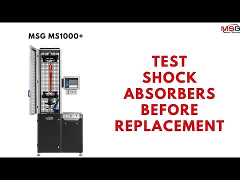 How to test any type of shock aborbers? MS1000+ (test bench for shock absorbers)