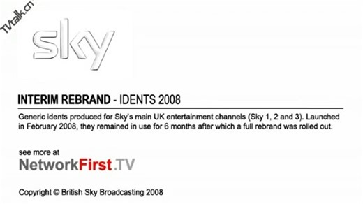Sky Television Interim Idents 2008 - MXDIA -MXDIA乂媒体