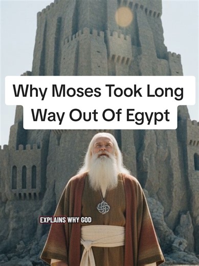 Archaeologists discovered 3,500-year-old Egyptian fortress at Tell el-Kharouba with 11 towers, walls over 100 meters. Explains why God told Moses take long route out of Egypt not straight to Canaan. Moses long way Egypt fortress, Tell el-Kharouba Egyptian fortress, Exodus 13:17 explained archaeology, Way of Horus military blockade.