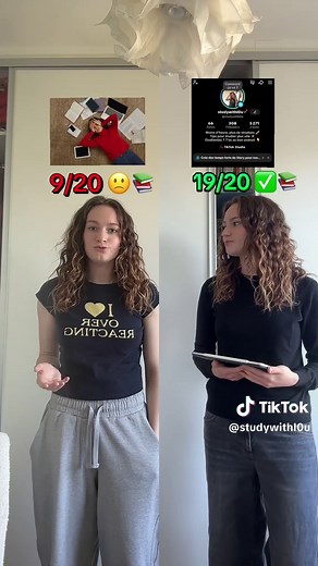 9/20😞 vs 19/20⚡️#studytips #studytok #etudiants #astuces #1701