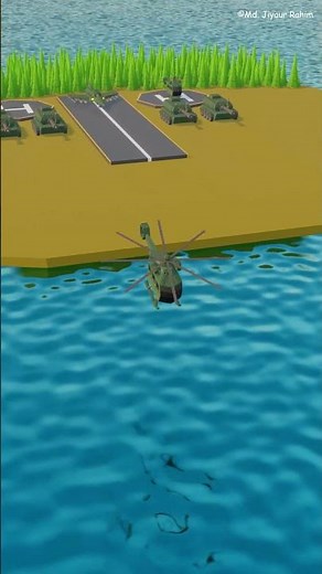 Military Helicopter Animation Satisfying 43