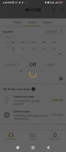 SONY WI-C100 HEADPHONES CONNECT APP