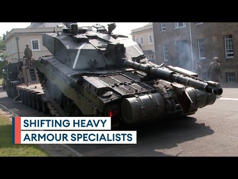 Heavy metal: moving a 62.2 tonne Challenger 2 tank