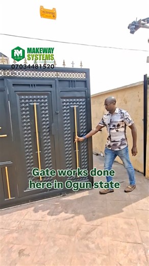 Hand over project by @makewaysystems Engage us today. We work in any part of Nigeria. Call us on 07034481520 WhatsApp 08090712502 Or simply send us a DM #thegatepeople #makewaysystems #engineering #welding #lagos | N.N Makeway System Solutions