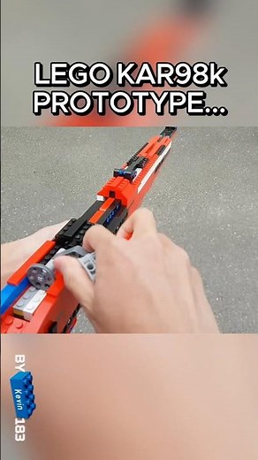 LEGO Kar98k Prototype VS Final Product