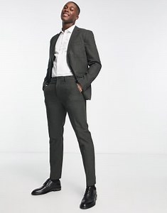 Selected Homme slim fit wool mix suit pants in gray | ASOS