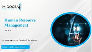 Human Resource Management – HRM611 – Lecture 4