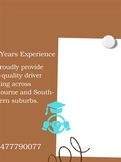Looking for one of the best driving schools in Melbourne? Choose Scarlett Driving School – where experience meets excellence! With over 23 years of professional experience, we proudly provide high-quality driver training across Melbourne and South-Eastern suburbs. ✅ First-time drivers ✅ Nervous learners ✅ International licence conversions ✅ Test preparation ✅ All skill levels welcome Our highly qualified instructors are patient, supportive, and committed to helping you pass with confidence. 📍 S