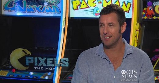 Adam Sandler and Kevin James on "Pixels"