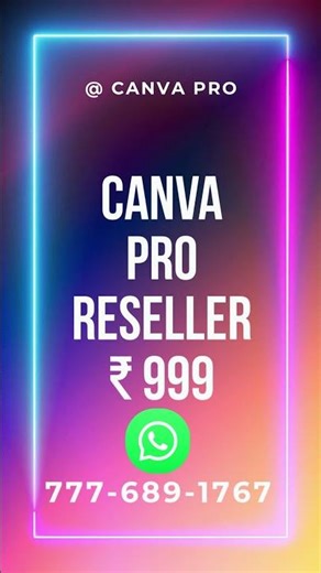 Canva Pro Just ₹99 | Cheapest Canva Pro Price 2026 | Canva Pro Reseller Business | Admin Panel ₹999