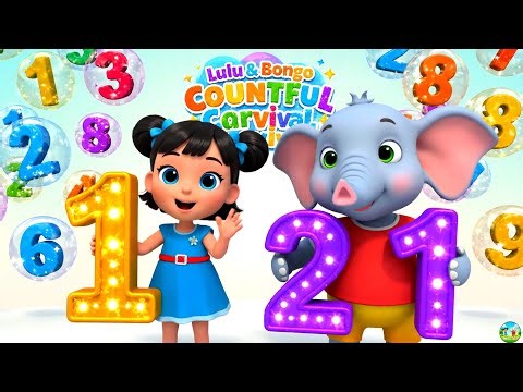 Lulu 👧 & Bongo 🐘 Learn Counting 🔢 | Fun Learning Kids Cartoon