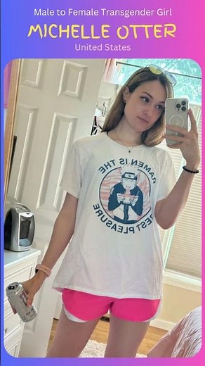 Male to Female Transgender Beauty Michelle Otter #beauty #mtf #lgbt #viral #tg