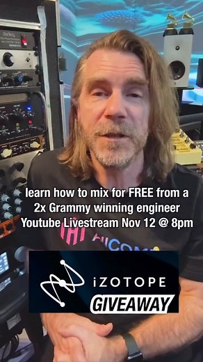Mixing Night! Live Weds Nov 12, 8-10 EST FULL MIX NIGHT! YouTube LIB How to start a mix, what to listen for, I explain my decisions and show my mix techniques and pro plugin secrets. Q&A on the YouTube chat roll, ask me ?’s live GIVEAWAY - 4 iZotope plugins live, enter during the show @bradleyhd - Bradley Denniston does a segment for the show, follow him! 2 hours of studio escapism - FULL MIX NIGHT -Ken Lewis #mixengineer #musicproducer #audioengineer #songwriter #kenlewis #izotope #mixingnight 