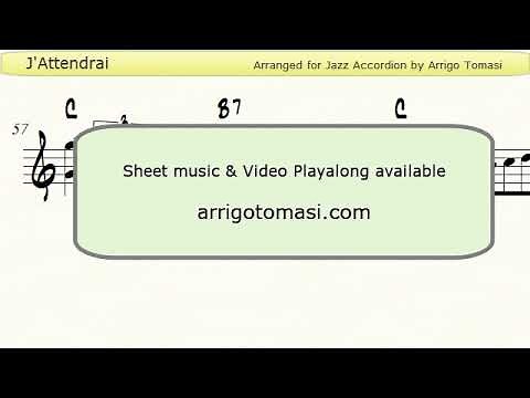 J'Attendrai - Jazz Accordion Sheet music