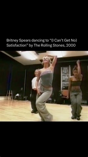 Pop History Book on Instagram: "This queen 🥹👑 Britney Spears dancing to “I Can’t Get No) Satisfaction by The Rolling Stones during rehearsals for the Oops!… I Did It Again Tour in 2000 #britneyspears #iconic #popculture #2000 #reels"
