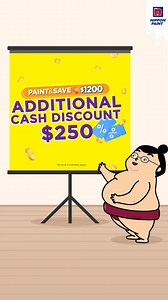 Did you know that with Nippon Paint’s Professional Painting Service, you get more than just painting? ✨ We offer: ✅ FREE Dust Mite Removal or Cleaning Service ✅ FREE Mechanical Wall Sanding worth $380 ✅ Additional Cash Discounts up to $250 … and so much MORE  Ready to refresh your space? Get your free quote at: https://nipponpaint.com.sg/professional-painting-service/ *T&Cs apply | Nippon Paint Singapore | Facebook