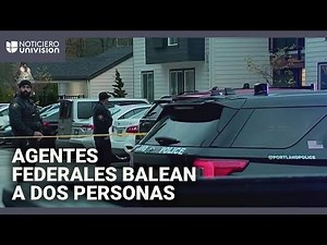 Qué se sabe del incidente en el que agentes federales balearon a dos personas en Portland, Oregon