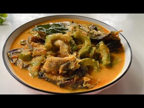 IT TURNS OUT THAT BITTER VEGETABLES COOKED IN COCONUT MILK SAUCE + SMOKED FISH ARE SO DELICIOUS T...