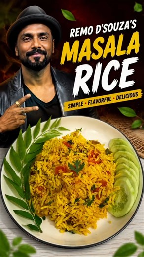Remo D'Souza shares his fav "Masala rice" recipe #food #shorts