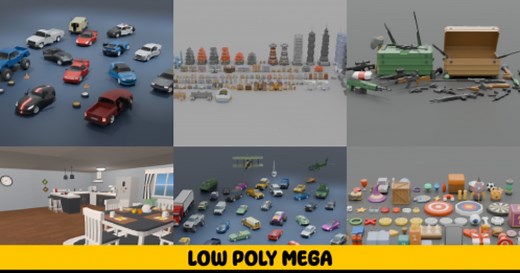 Low Poly Mega Pack | 3D Environments | Unity Asset Store