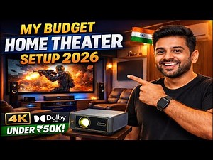 🎬 My Budget Home Theater Setup In 2026 🇮🇳 | Best Affordable Cinema Experience at Home!