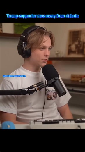 31K views · 817 reactions | Trump supporter runs aeay from debate. | Alm Disney | Facebook