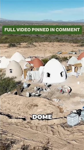they are building a dome homestead in the desert
