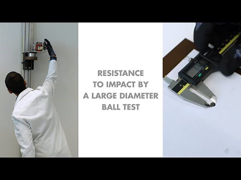 Resistance to Impact by a Large Diameter Ball Test - Trespa Quality Videos #6