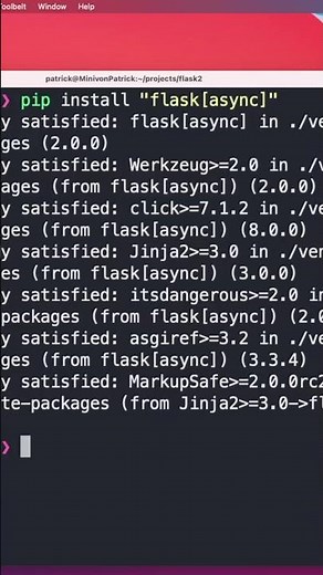 Flask 2.0 Is Out!!! Async Support!!! #Shorts