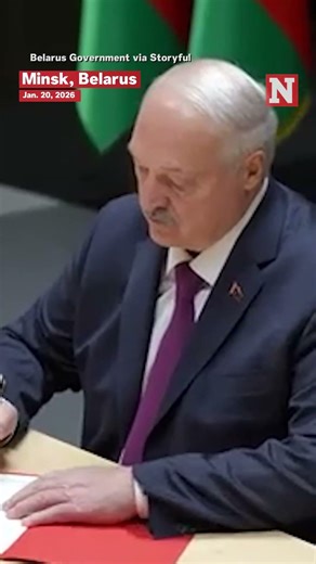 Belarus Leader Lukashenko Signs Trump's 'Board of Peace'