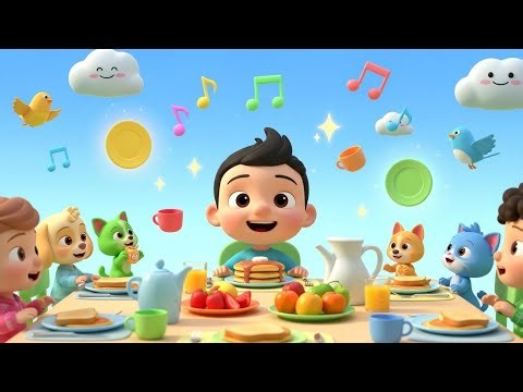 Breakfast Song | Popular Nursery Rhyme For Kids | Sing Along With Kids