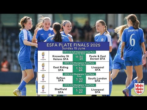 ESFA PLATE FINALS 2025 - DAY 2