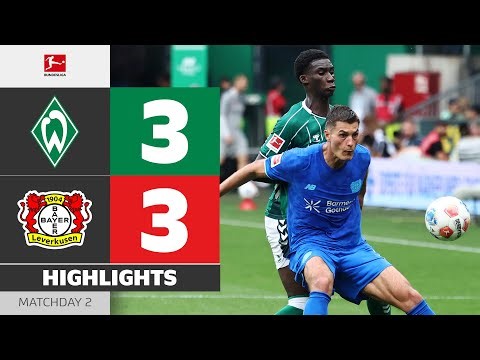 2 Braces, 2 Penalties And 1 Red Card! | WERDER BREMEN - BAYER 04 LEVERKUSEN | Highlights | MD2 - BL