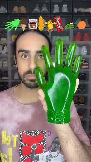 Food ASMR Eating a Hand gummy and other#shorts