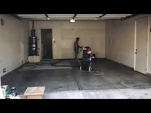 Garage Concrete Diamond Grinding the Right Way - Husqvarna PG450