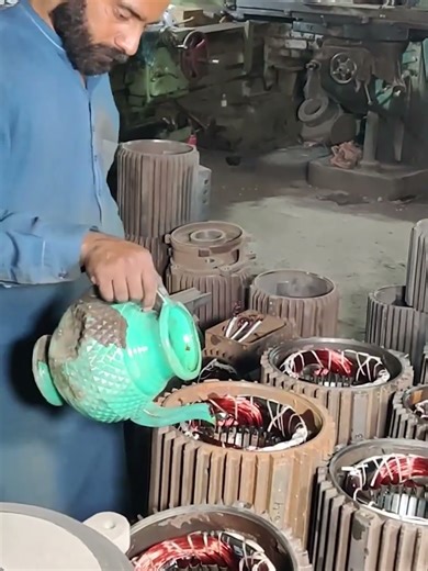 High Power Water pump 25 hp motor Manufacturing Process 7