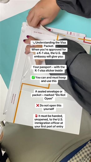 Essential Steps for Your K-1 Visa Packet Handling