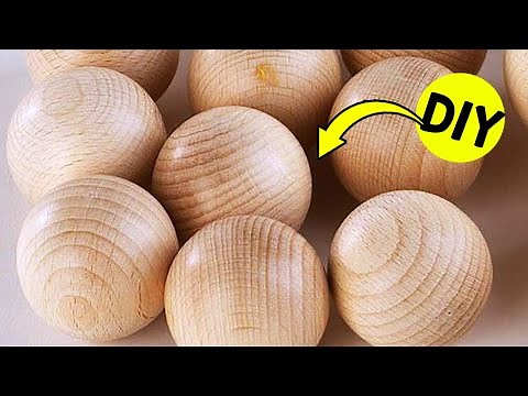 Make wooden balls easy! The easiest exercise for a beginner!