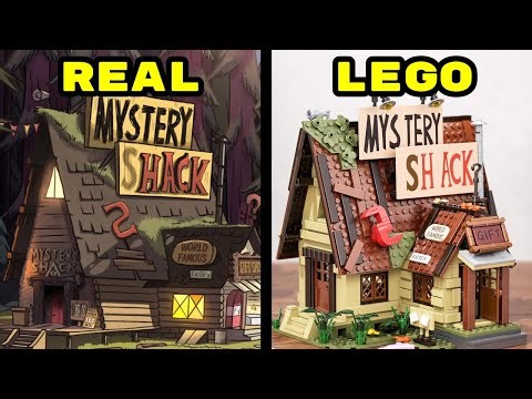 I Built the Mystery Shack from Gravity Falls in LEGO...