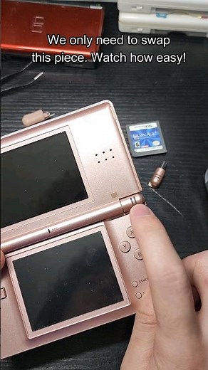 Easy Wobbly Hinge Fix DS Lite How To #Nintendo #ds #repair #restoration #shorts