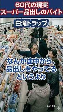 【50代・60代の定年後の仕事】スーパー品出しバイト。湿布。老眼鏡。血圧対策のサプリ。
