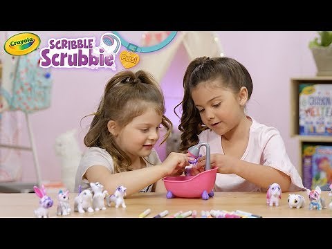 Crayola Scribble Scrubbie Pets || Crayola Product Demo