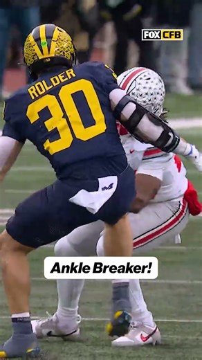 Had his man FALLING after the stutter ste🔥p #ohiostate #football #cfb