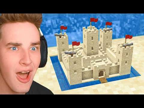 I Built a Tiny Secret Base in a Build Battle