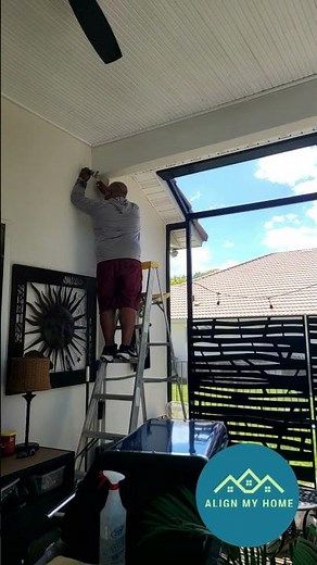 Installing a Coolaroo Outdoor Roller Shade. #fyiシ゚viral #creativeblinds #diy